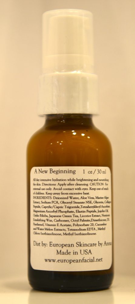 New Beginning Moisturizer